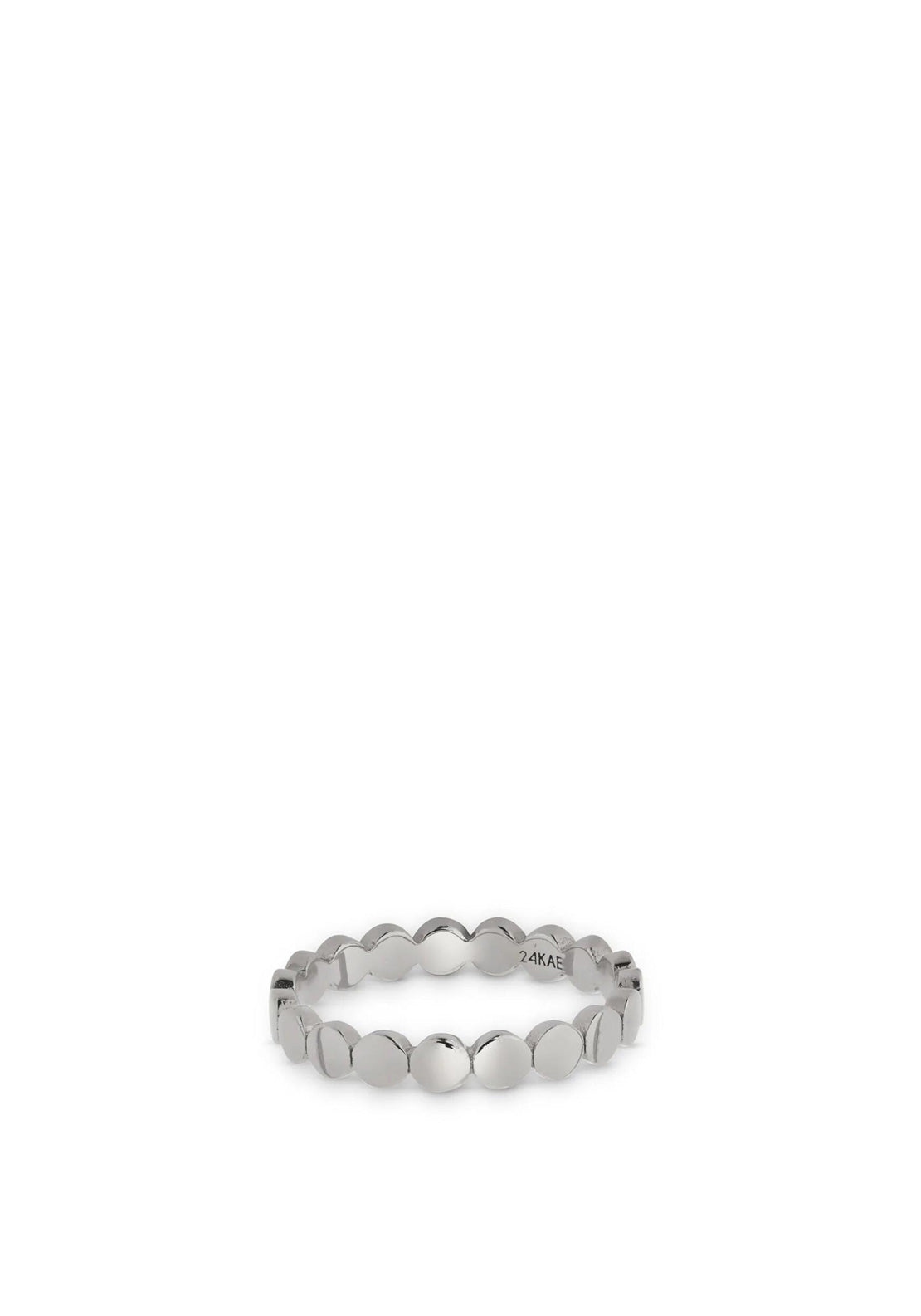 24Kae Circles Ring, Silver Size 56