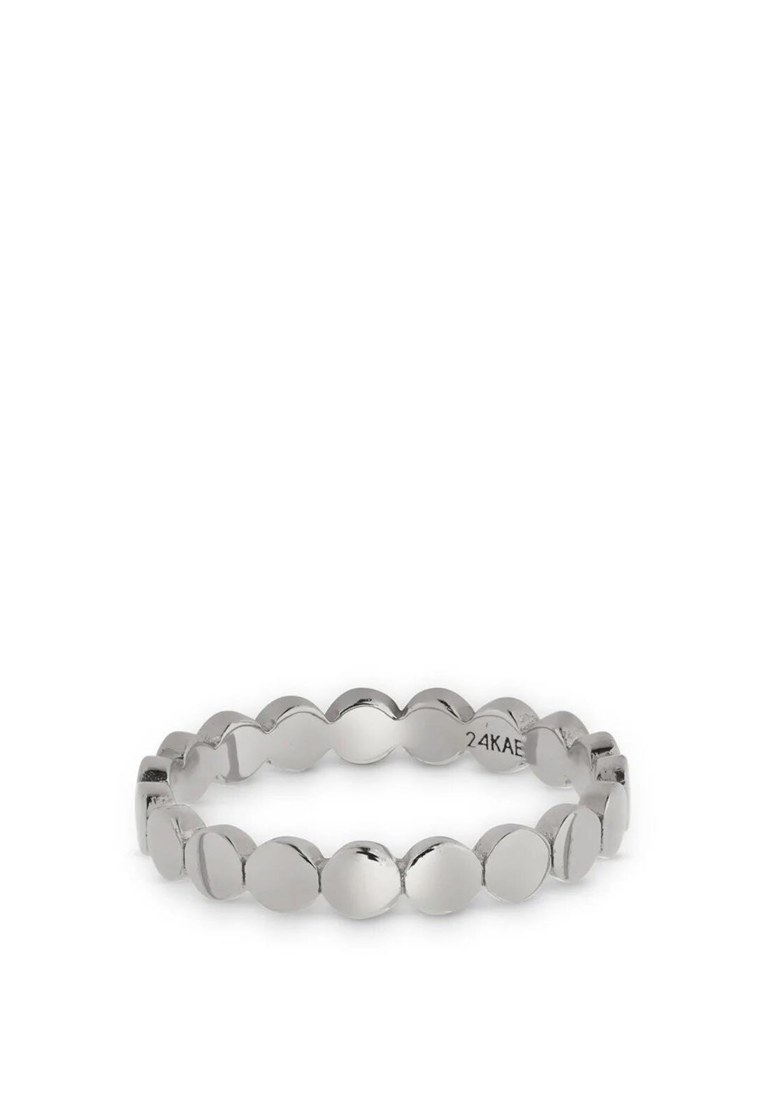 24Kae Circles Ring, Silver Size 58