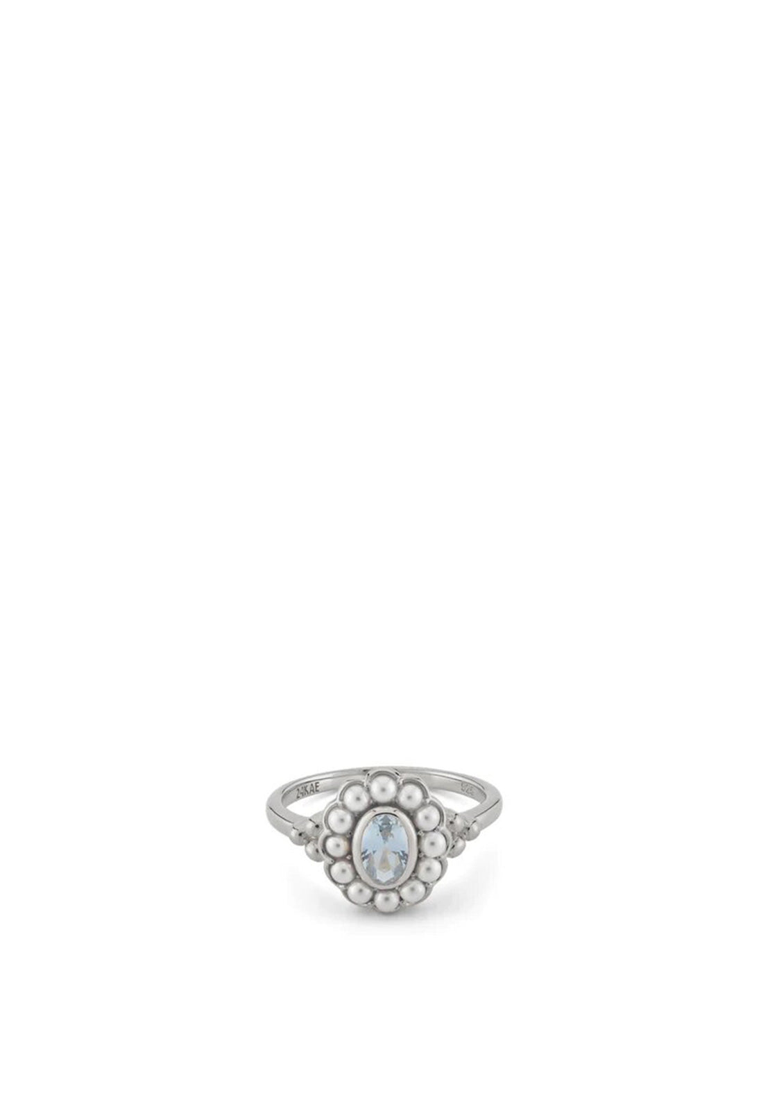 24Kae Sisterhood Vivian Ring, Silver Size 56