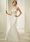 Ronald Joyce 69221 Wedding Dress UK Size 14, Ivory/Silver