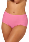After Eden Unlimited 2 Pack One Size High Brief, Pink