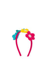 Agatha Ruiz De La Prada Girl Floral Headband, Pink Multi