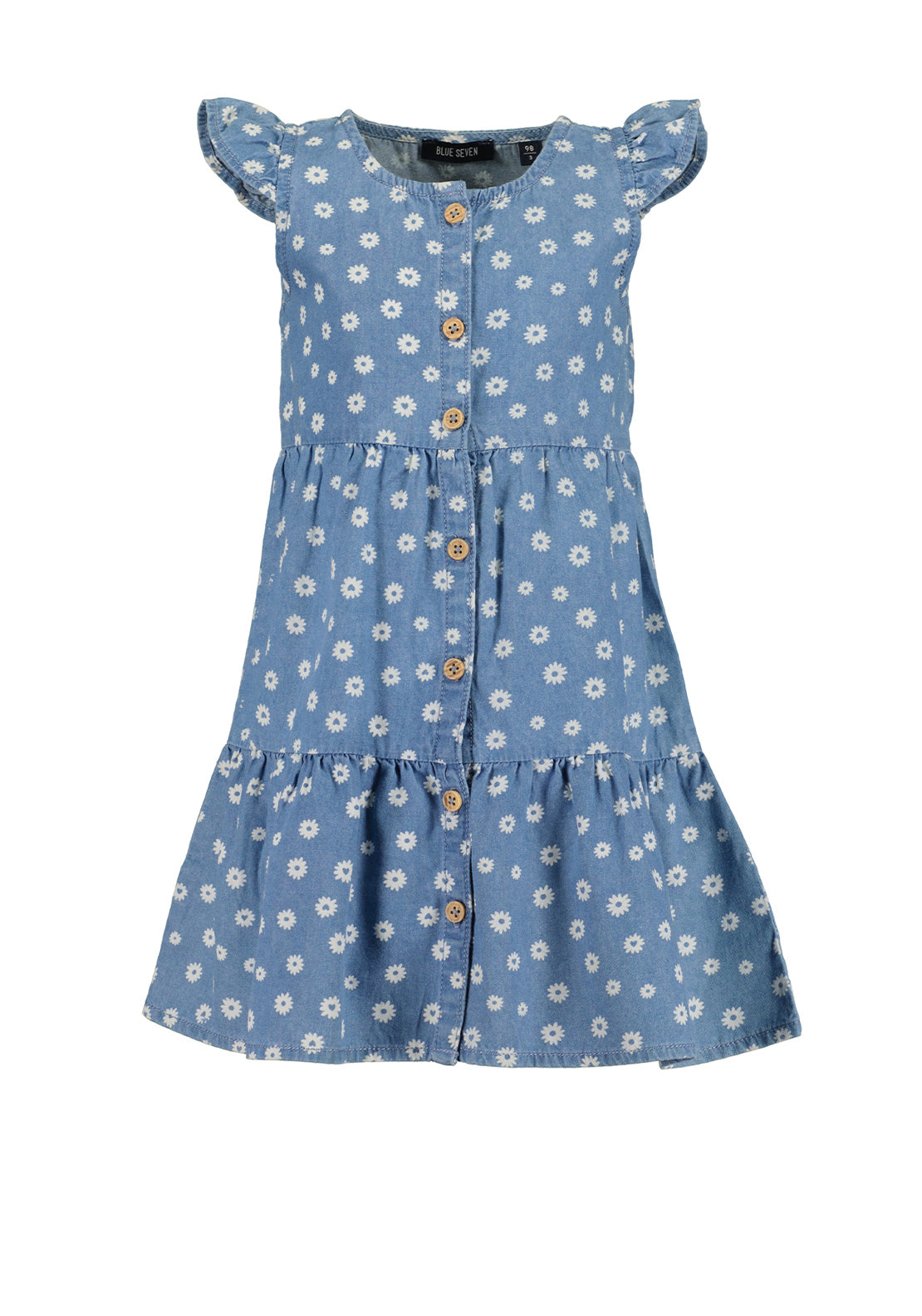 seven denim dress Pleated Denim Mini Dress