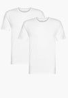 Calvin Klein 2 Pack Modern Cotton Stretch T-Shirts, White