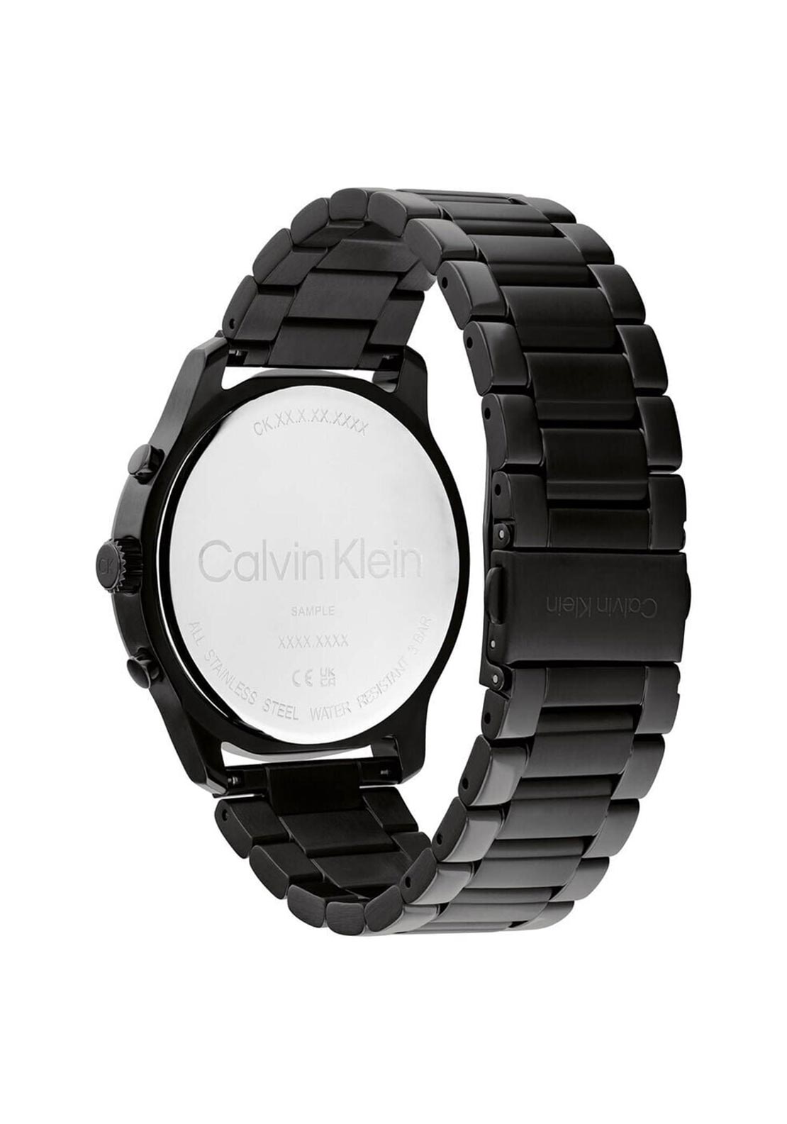 Calvin Klein Mens Chronograph Watch, Black