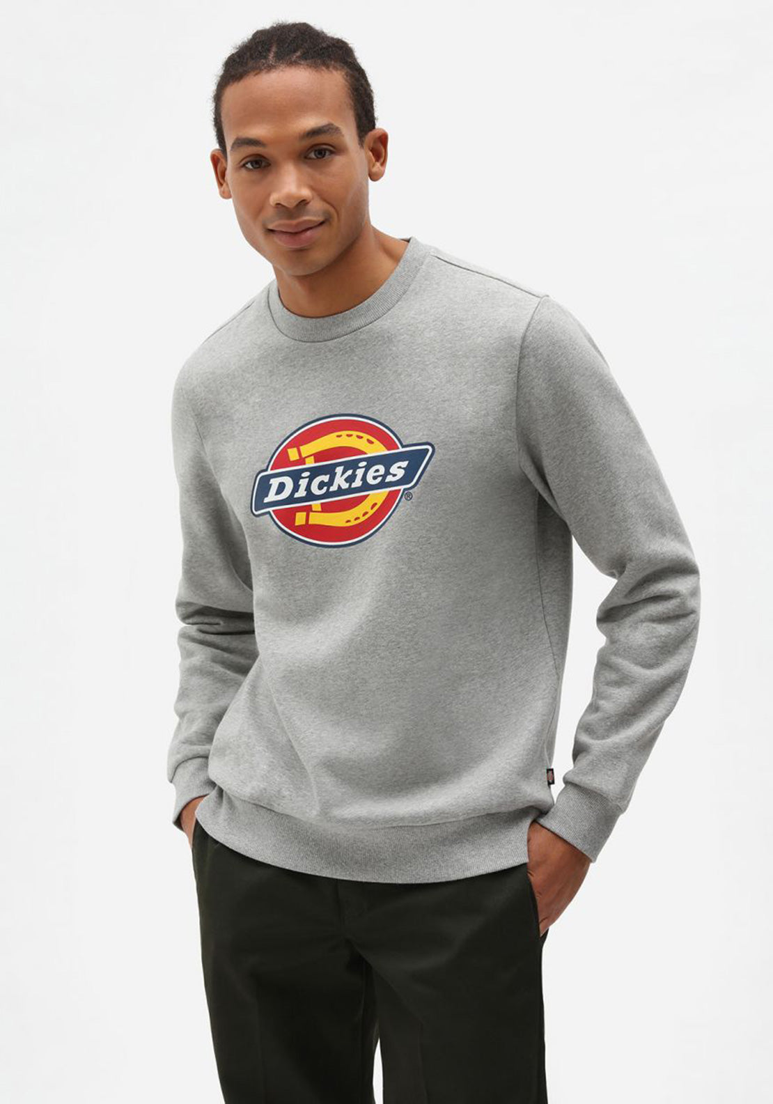 Dickies Icon Logo Sweatshirt, Gym Grey