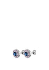 Dyrberg/Kern Catalina Earrings, Silver & Lilac
