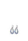Dyrberg/Kern Zanetta Teardrop Earrings, Light Blue & Silver