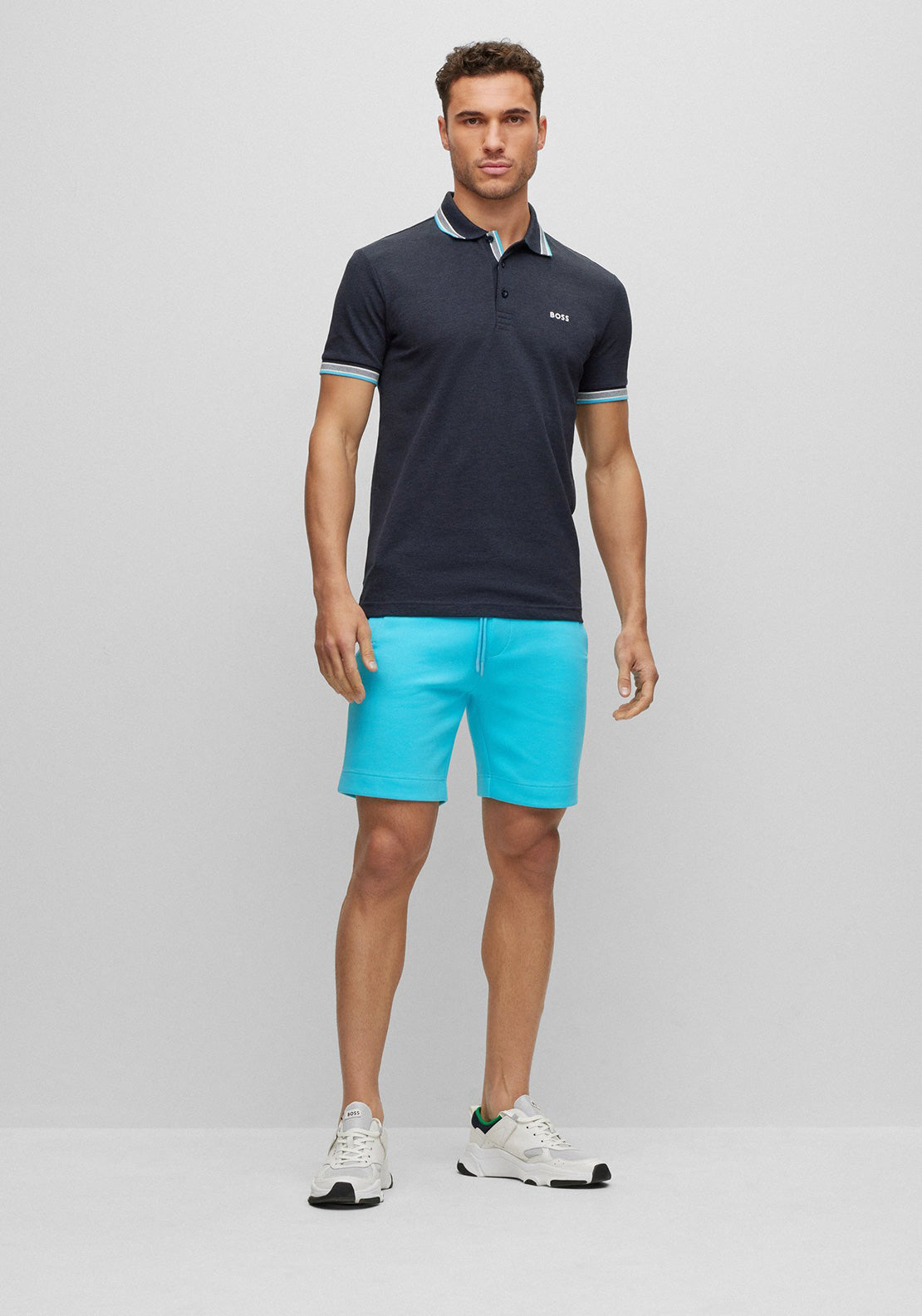 Hugo Boss Paddy Polo Shirt, Dark Blue