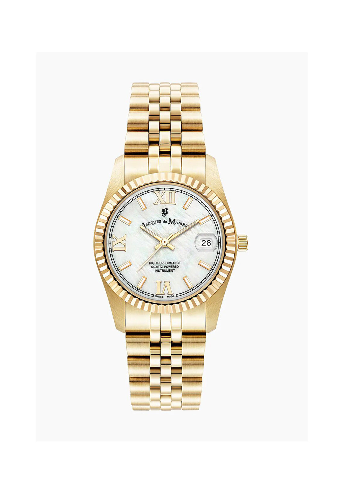 Jacques du Manoir Inspiration Roman Ladies Watch, Gold