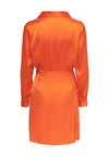 JDY Fifi Faux Wrap Shirt Dress, Orangeade