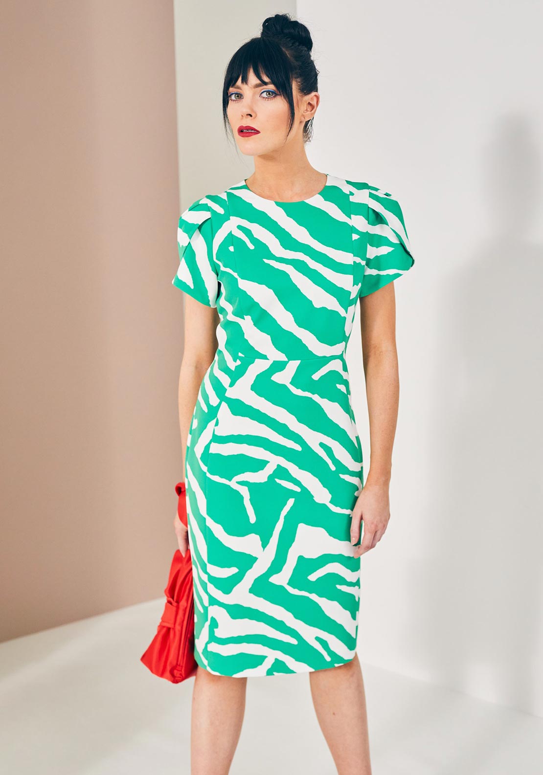 slim fit dress slacks Gretchen Scott Twist & Shout Dress - Plaidly Cooper main image 1
