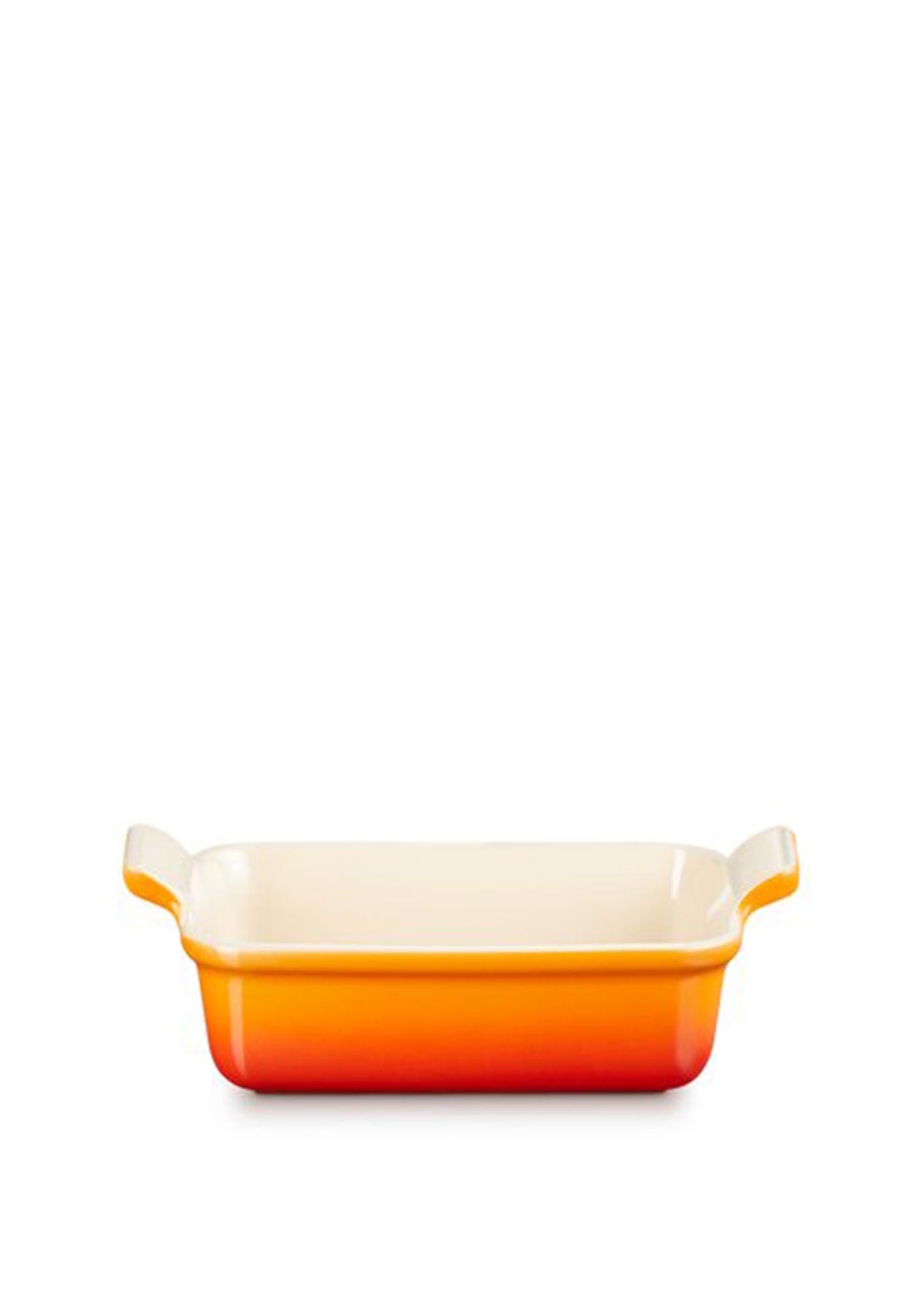 Le Creuset Stoneware Heritage 19cm Rectangular Dish, Flame