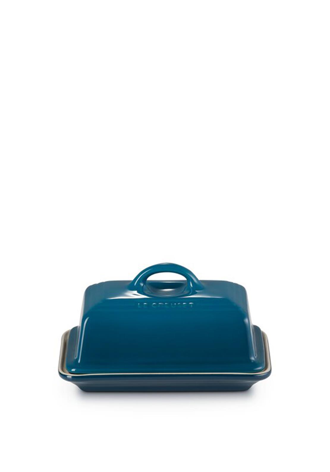 Le Creuset Stoneware Butter Dish, Deep Teal