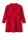 Name It Mini Girls Fralvet Star Glitter Dress, Jester Red