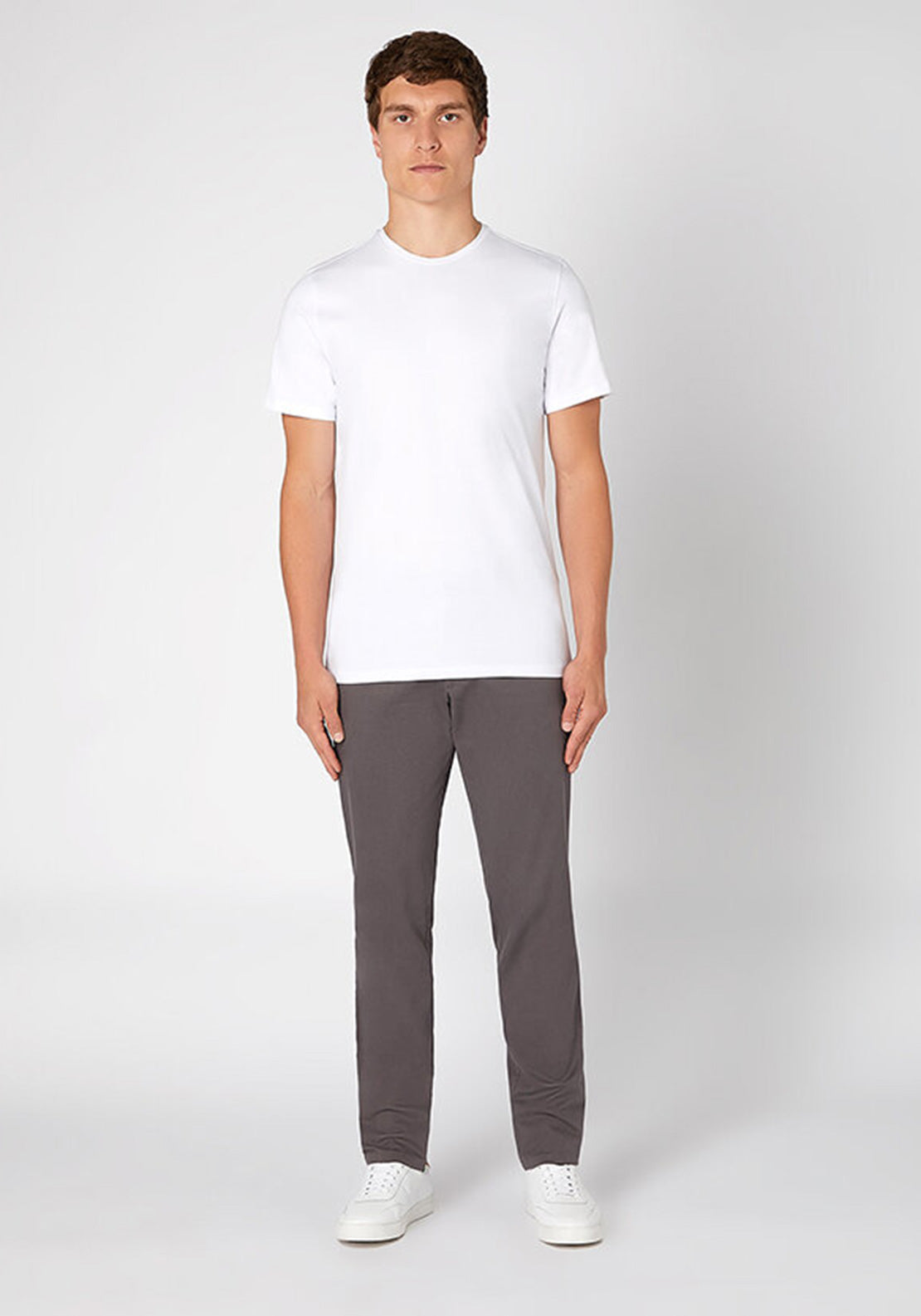 Remus Uomo Eldon Cotton Stretch Chinos, Anthracite