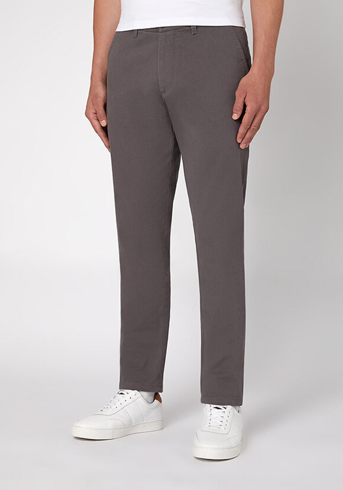 Remus Uomo Eldon Cotton Stretch Chinos, Anthracite