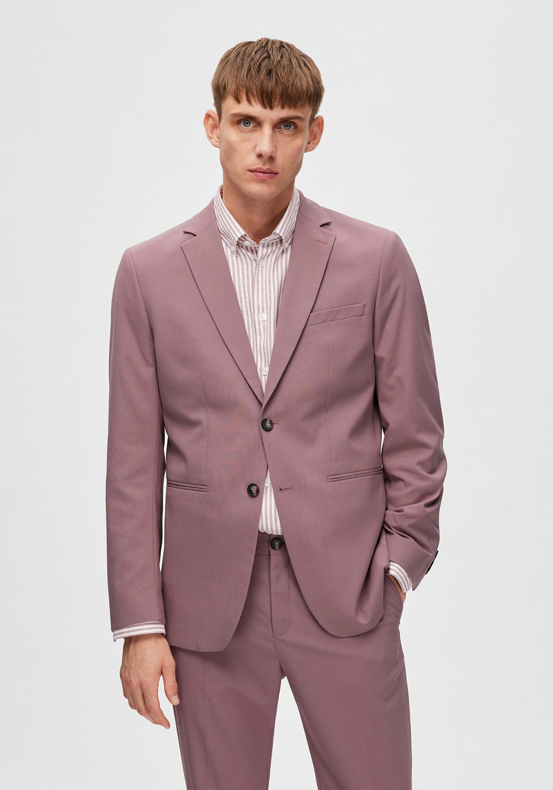 Selected Homme Liam Blazer, Mauve Shadow