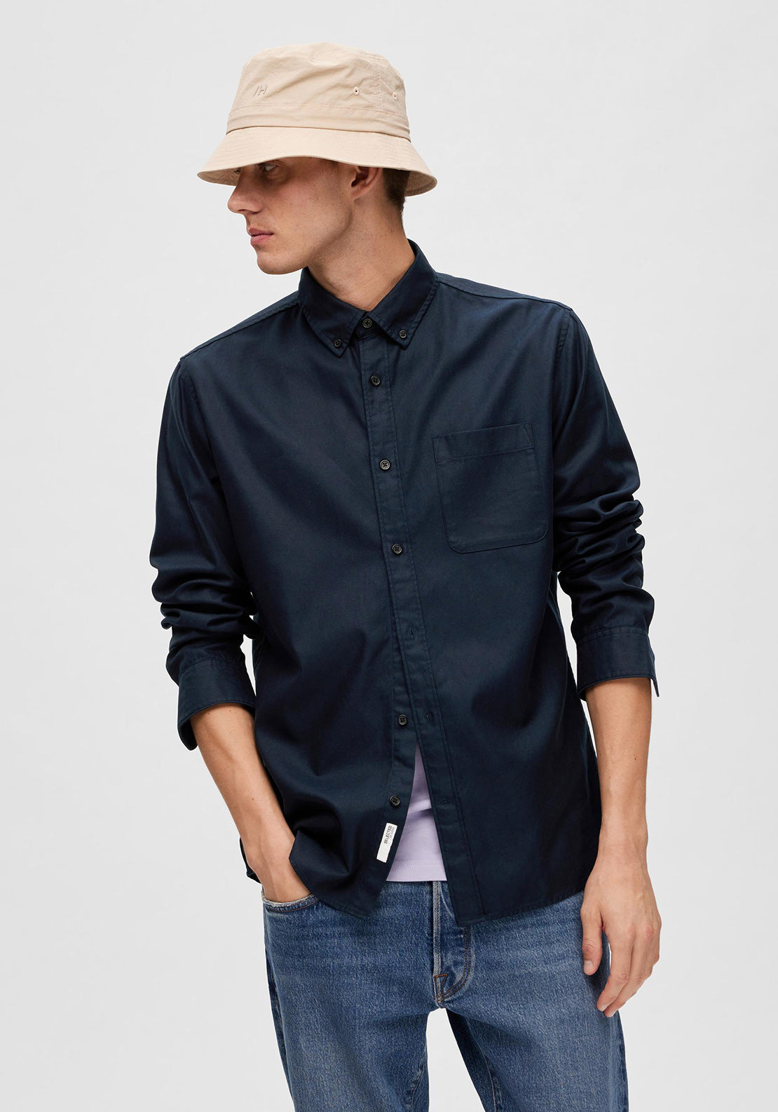 Selected Homme Sten Shirt, Sky Captain