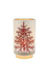 Shudehill Medium Christmas Tree Led Lamp, Red