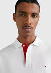 Tommy Hilfiger Contrast Placket Polo Shirt, White