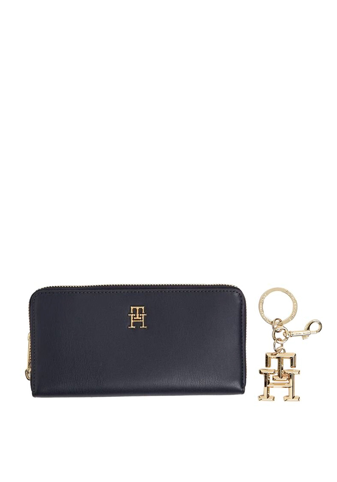 Tommy Hilfiger Iconic Wallet & Key Ring Holiday Set, Twilight Navy
