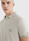 Tommy Hilfiger Pique Polo Shirt, Stone