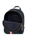 Tommy Hilfiger TH Emblem Plaid Backpack, Navy Multi