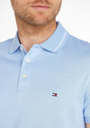 Tommy Hilfiger Pretwist Mouline Tipped Polo Shirt, Vessel Blue