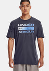 Under Armour Team Issue Wordmark T-Shirt, Tempered Steel