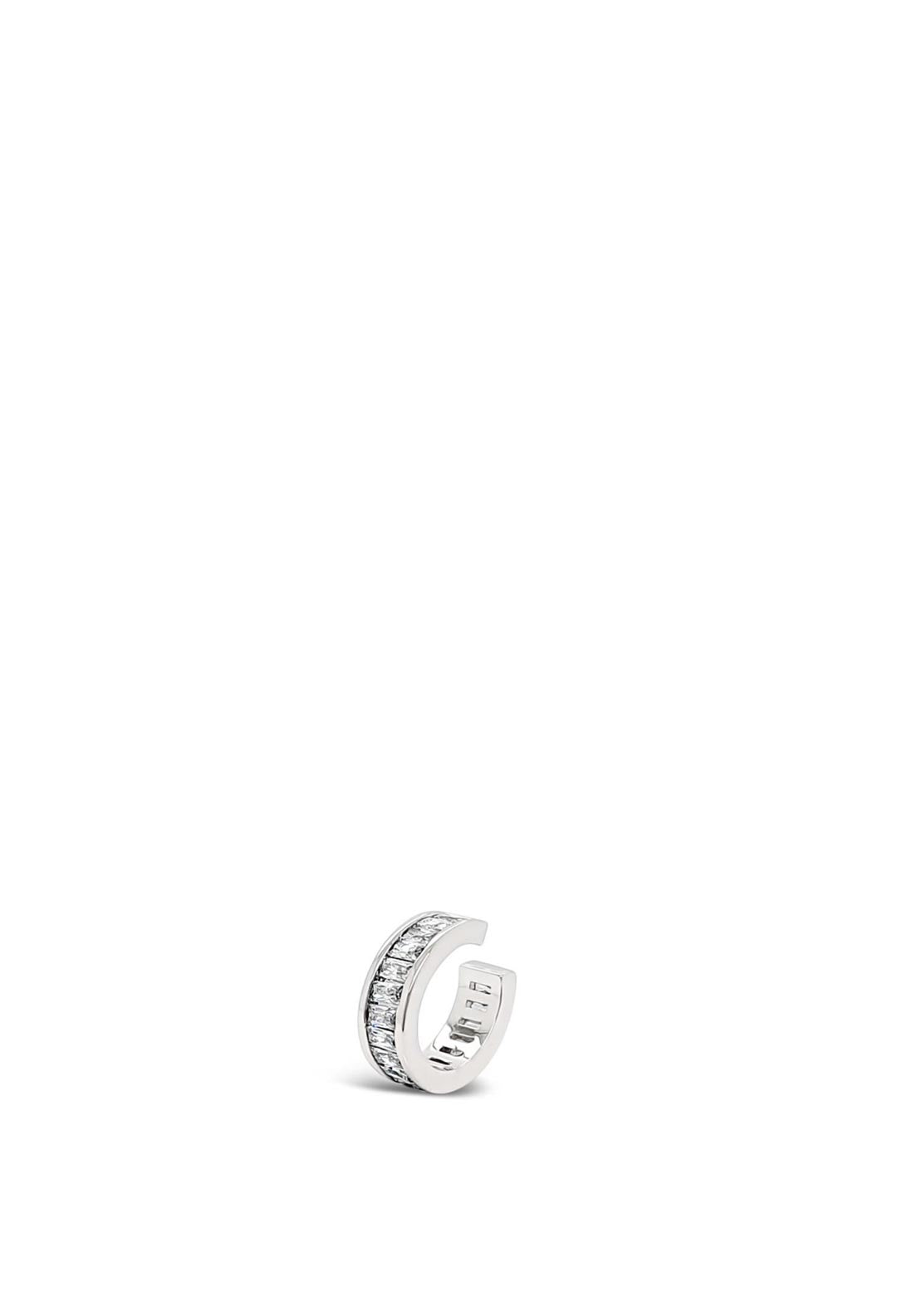 Absolute Crystal Ear Cuff, Silver