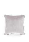 Aura Rib Velour Cushion 45 x 45, Grey