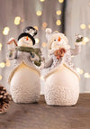 Aynsley Christmas Figurines, Pair of Snowmen