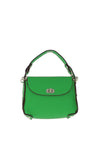 Zen Collection Mini Studded Satchel Bag, Green