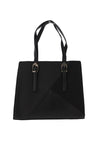 Zen Collection 3 in 1 Faux Leather Satchel Bags & Purse, Black