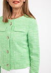 Bianca Violet Knit Short Jacket, Green