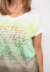 Bianca Julie Ombre T-Shirt, Green