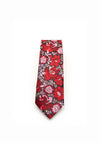 1880 Club Floral Jacquard Tie, Red