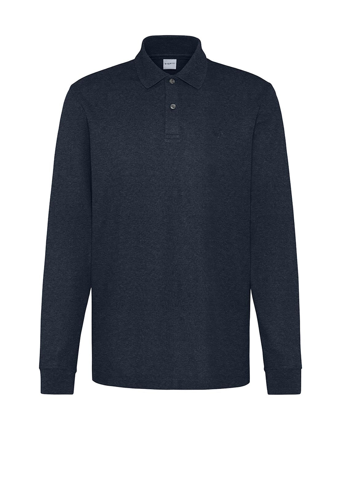 McElhinneys Bugatti - Sleeve Shirt, Polo Navy Long