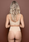Bye Bra Light Control Invisible Mid Waist Thong, Nude