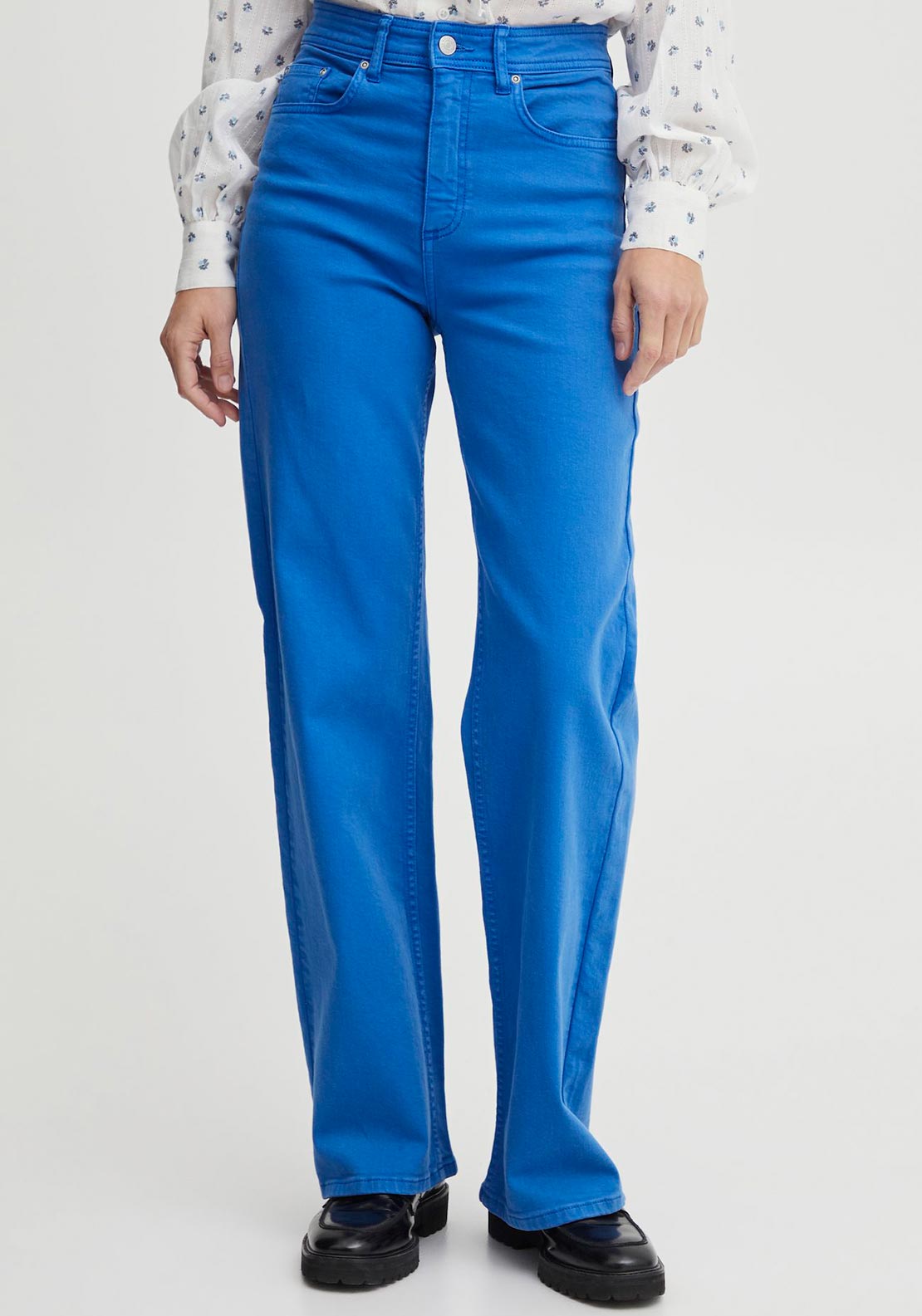 b.young Wide Legs Jeans, Strong Blue