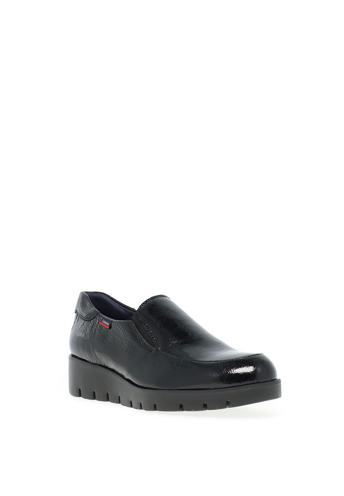 CallagHan Patent Slip On Shoes, Black