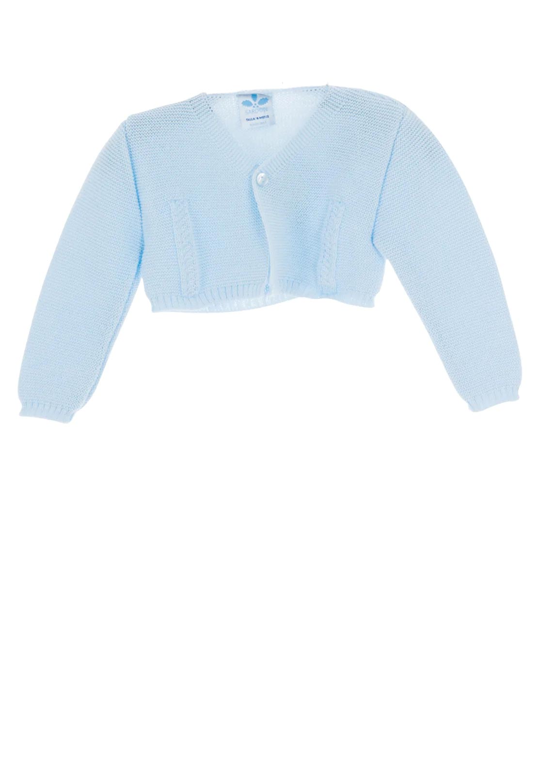 Sardon Baby Girls Knit Short Cardigan, Blue McElhinneys