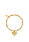 ChloBo Didi Sparke Heavenly Heart Bracelet, Gold