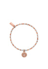 ChloBo Open Star In Circle Bracelet, Rose Gold and Silver