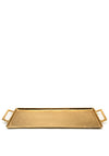 Kaemingk Rectangular Aluminium Tray, Gold