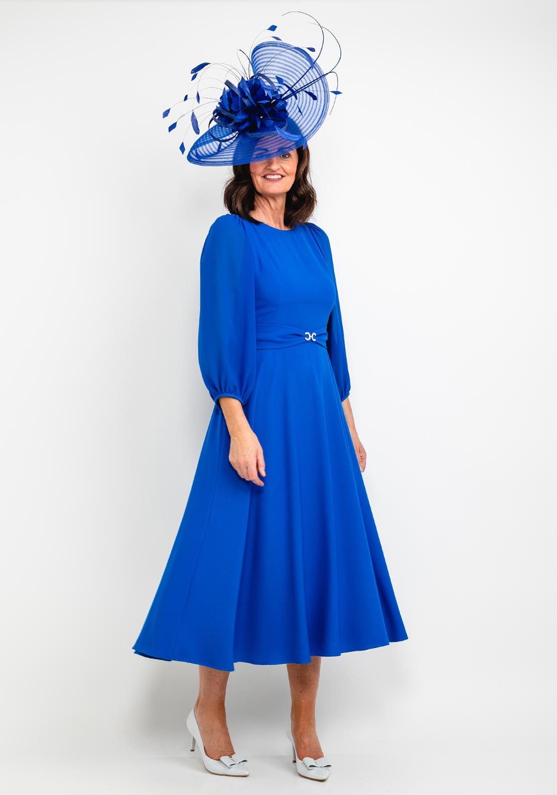 Claudia C Renoir A-Line Maxi Dress, Royal Blue Claudia C Renoir A-Line Maxi Dress, Royal Blue
