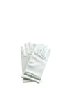 Little People Diamante Communion Gloves, White
