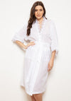 Cottonreal Bey Cotton Kimono Wrap, White