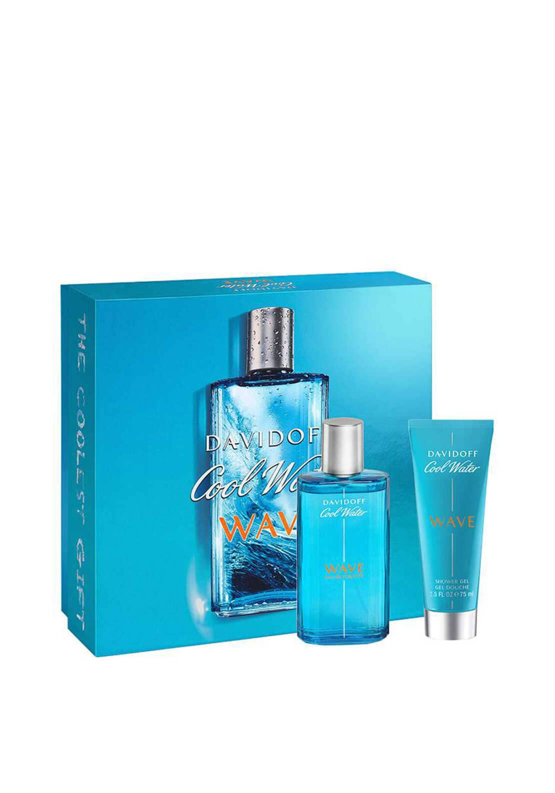 Davidoff Cool Water Wave Eau De Toilette Gift Set, 75ml